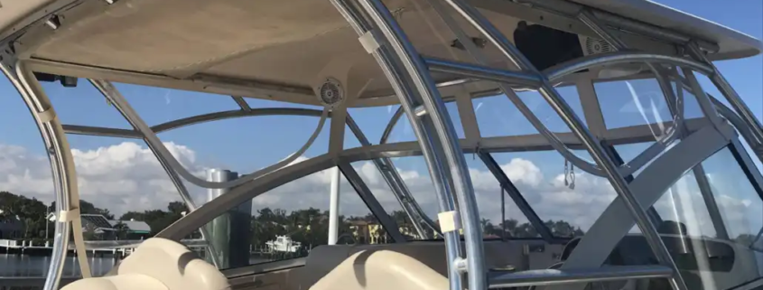 Custom Boat Enclosures For Overnight Ride | Royal Marine Canvas